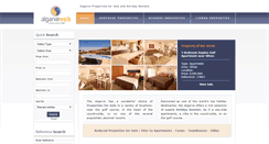 Desktop Screenshot of algarveweb.com